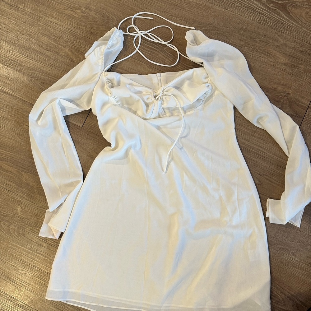 House of CB White Dress